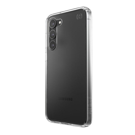 Speck Presidio Perfect-Clear - Samsung Galaxy S23+ Case with MICROBAN Coating (Clear)