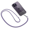 Spigen Universal Strap Set Crossbody & Wrist - Handytrageriemen für Schulter & Handgelenk (Deep Purple)