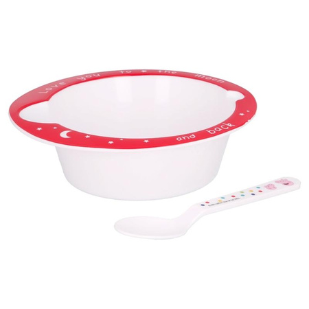 Peppa Pig - Microwave dish set (bowl + spoon) Peppa Pig