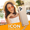 PURO ICON Cross Body - pouzdro pro iPhone 11 (pískově růžové)