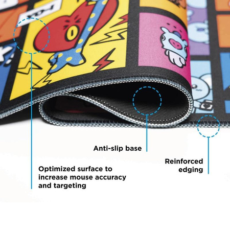 Line Friends BT21 - Spiel-/Schreibtischmatte XXL