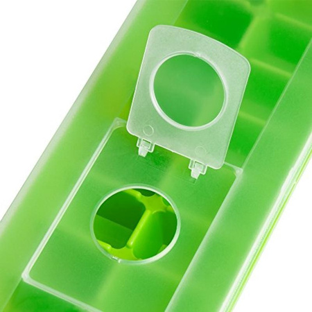 Ice cube mold with lid, 16 cubes (White)