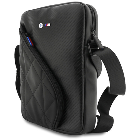 BMW Carbon Pockets & Metal Logo - 10" Tablet Bag (Black)