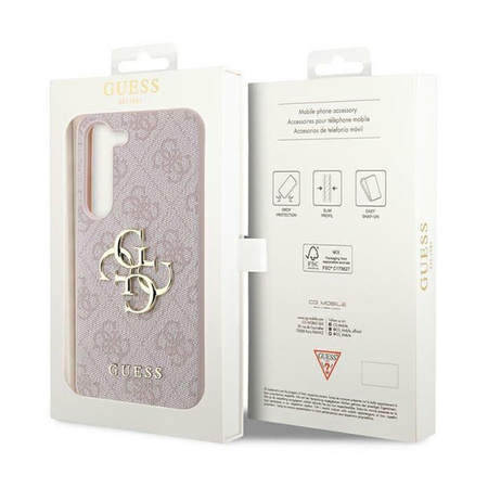 Guess 4G Big Metal Logo - Hülle Samsung Galaxy A35 5G (rosa)
