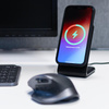 Crong MagSpot Pivot Stand - 3-in-1 wireless charger with MagSafe for iPhone, Apple Watch and AirPods (black)