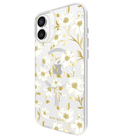 Kate Spade New York Protective Gems MagSafe - Coque pour iPhone 16 Plus (Sunshine Floral)