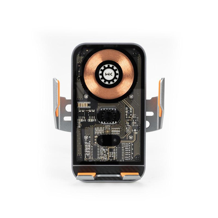 WEKOME WP-U204 Vanguard Series - Support de voiture automatique avec recharge sans fil 15W (Noir)