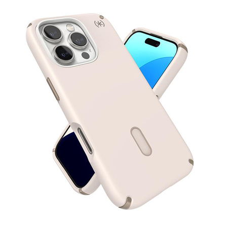 Speck Presidio2 Pro ClickLock & MagSafe - iPhone 16 Pro tok (Bleached Bone / Heirloom Gold / Hazel Brown)
