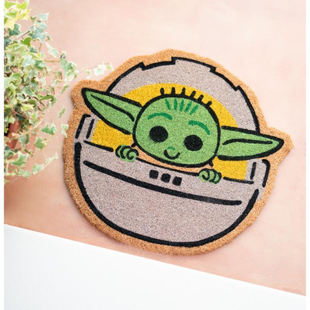 Star Wars - Dětská rohožka ve tvaru Yody (40 x 60 cm)