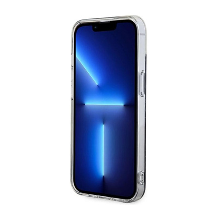 Guess Marble MagSafe - pouzdro pro iPhone 14 (černé)
