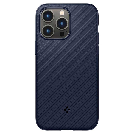 Spigen Mag Armor - Coque pour iPhone 14 Pro Max (Bleu marine)
