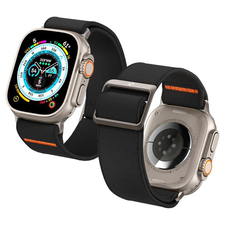 Spigen Fit Lite Ultra - Řemínek pro Apple Watch 42/44/45/49 mm (černý)