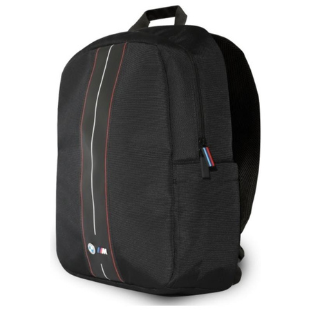 BMW Nylon Red Stripe - Laptop Backpack 16" (Black)