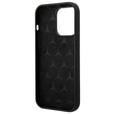 Mercedes Silicone Line - iPhone 14 Pro Tasche (schwarz)