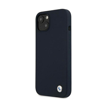 BMW Silicone Signature Llogo - pouzdro pro iPhone 13 mini (Navy Blue)