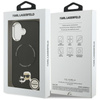 ETUI DO IPHONE 17 do MAGSAFE KARL LAGERFELD ORYGINALNE CZARNE SKÓRZANE