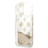 Guess Peony Liquid Glitter - Coque iPhone 13 Pro (Or)