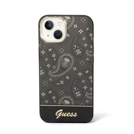 Guess Bandana Paisley - Coque iPhone 14 (noir)