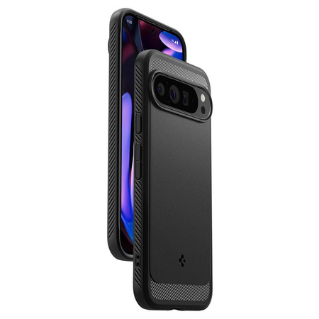Spigen Rugged Armor - tok Google Pixel 9 Pro XL készülékhez (matt fekete)