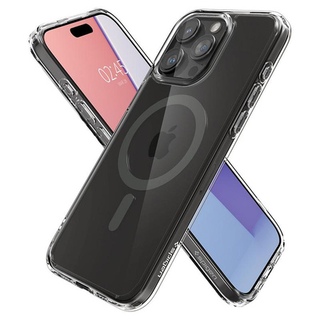Spigen Ultra Hybrid MagSafe - Etui pour iPhone 15 Pro (Graphite)