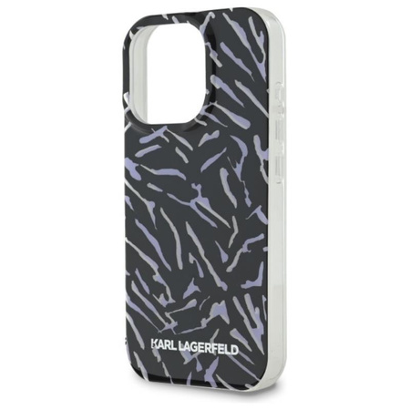 Karl Lagerfeld Zebra With Cord - Case for iPhone 16 Pro Max (purple)