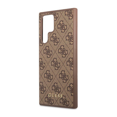 Guess 4G Metal Logo - Samsung Galaxy S23 Ultra Case (brown)