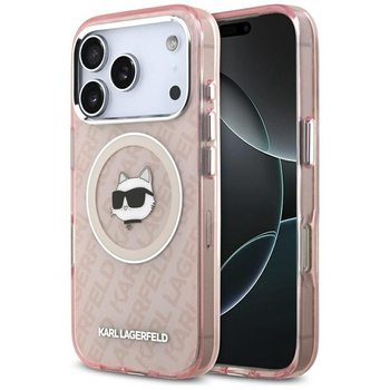 ETUI DO IPHONE 17 PRO MAX do MAGSAFE KARL LAGERFELD ORYGINALNE RÓŻOWE MODNE