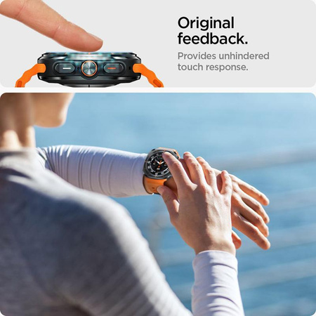 Spigen GLAS.TR EZ FIT 2-Pack - Tvrzené sklo na Samsung Galaxy Watch Ultra 47 mm (2025/2024) (2 kusy)