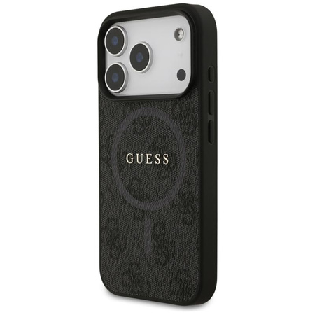 Guess 4G Ring Classic Logo MagSafe - Hülle iPhone 17 Pro (schwarz)