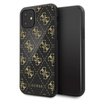 Guess Dupla rétegű csillogó tok Peony G - iPhone 11 tok (fekete)