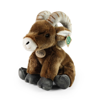 Rappa - Peluche realistico Pecora Bighorn Capra seduta 28 cm Eco-Friendly