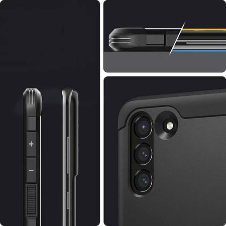 Spigen Tough Armor - pouzdro pro Samsung Galaxy S21 FE (černé)