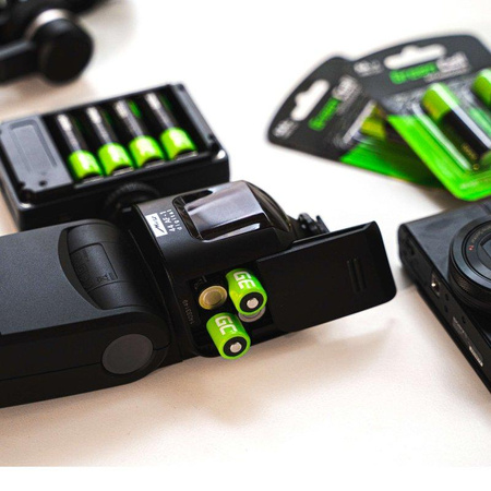 Zelený článek - 2x dobíjecí baterie AA HR6 2600mAh
