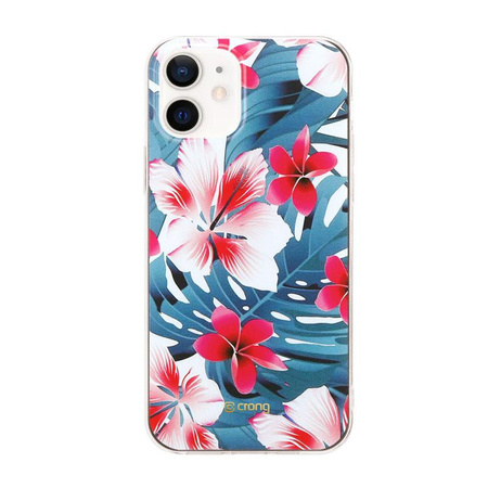 ETUI KWIATY DO IPHONE 12 | 12 PRO, Crong Wielokolorowe, Kwiatowe, Kobiece, Eleganckie