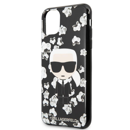 Karl Lagerfeld Iconic Karl Flower - iPhone 11 Pro Max Case (black)