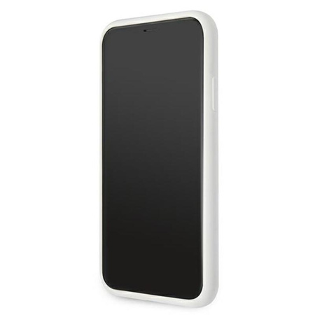 Karl Lagerfeld Silicone Stack Logo - pouzdro pro iPhone 11 (bílé)