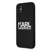 Karl Lagerfeld Silicone Stack Logo - pouzdro pro iPhone 11 (černé)
