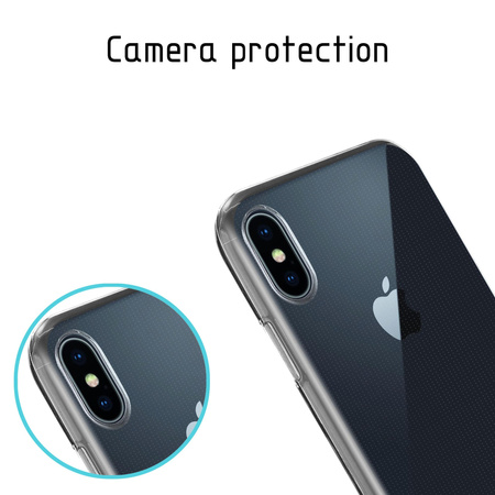 Crong Crystal Slim Cover - iPhone Xs Max tok (átlátszó)