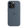 Silikonové pouzdro Apple - Silikonové pouzdro s MagSafe pro iPhone 14 Pro (bouřkově modré)