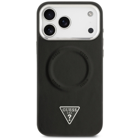 Guess Triangle Logo MagSafe - Case iPhone 17 Pro Max (Black)