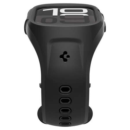 Spigen Liquid Air Pro - Strap with case for Apple Watch 10 46 mm (Matte Black)