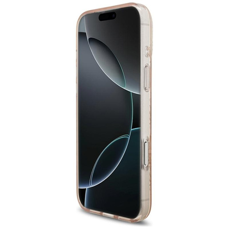 ETUI DO IPHONE 17 PRO MAX do MAGSAFE GUESS RÓŻOWE ORYGINALNE ZE SMYCZĄ CASE