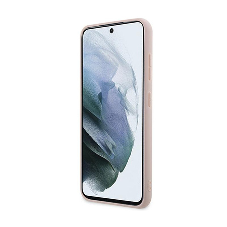 Guess 4G Big Metal Logo - pouzdro pro Samsung Galaxy A55 5G (růžové)