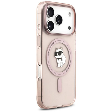ETUI DO IPHONE 17 PRO do MAGSAFE KARL LAGERFELD ORYGINALNE RÓŻOWE MODNE