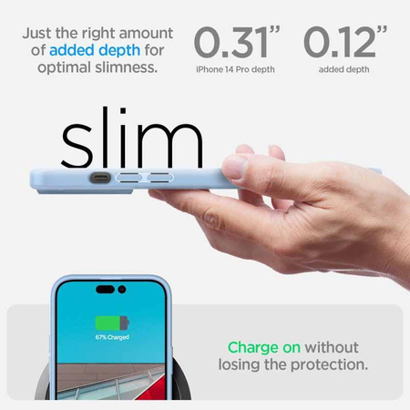 Spigen Ultra Hybrid - Case for iPhone 14 Pro (Blue)