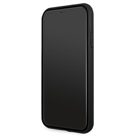Guess 4G nyomtatott csíkos - iPhone 11 tok (szürke)