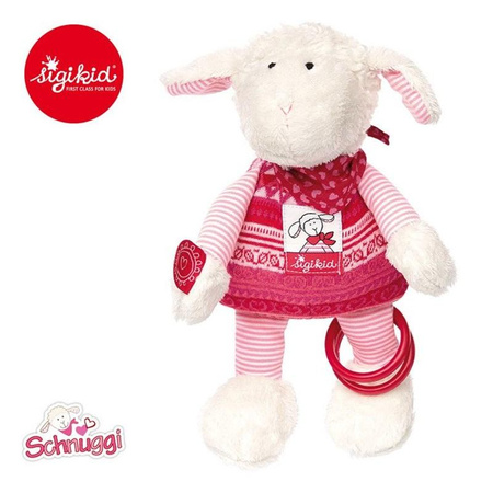 Sigikid - Activité mouton en peluche (26 x 13 x 11 cm)