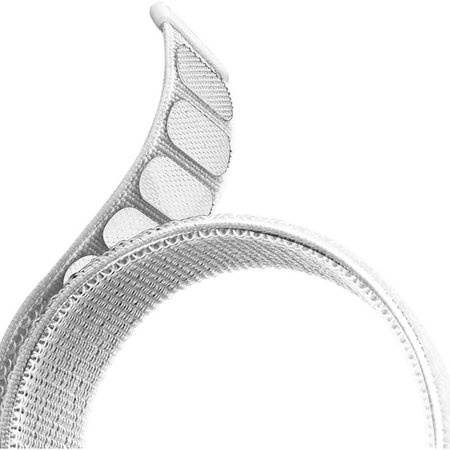 PURO Nylon - Řemínek pro Apple Watch 42/44/45 mm (Bílá)