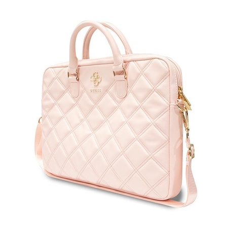 Guess Quilted 4G Computer Bag - Notebooktasche 15" / 16" (rosa)