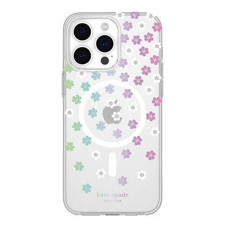 Kate Spade New York Protective MagSafe - iPhone 15 Pro Max Case (Scattered Flowers)